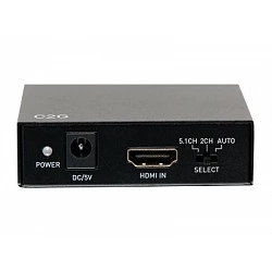 C2G 4K HDMI Audio Extractor - Extractor de señal de audio HDMI