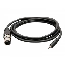 C2G 3ft 3.5mm TRS 3 Position Balanced to XLR Cable