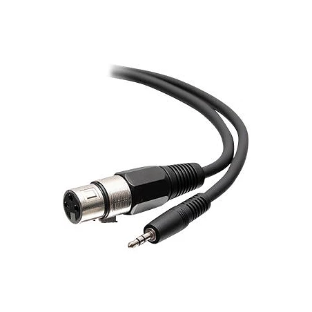 C2G 6ft 3.5mm TRS 3 Position Balanced to XLR Cable