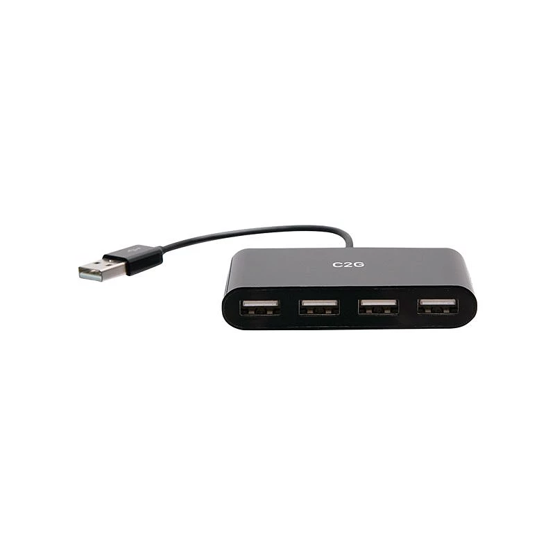 C2G 4-Port USB-A Hub - Hub - 4 x USB 2.0 - sobremesa