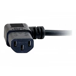 C2G 3m 18 AWG UK 90° Power Cord (IEC320C13R to BS 1363)