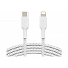 Belkin BOOST CHARGE - Cable Lightning - 24 pin USB-C macho a Lightning macho