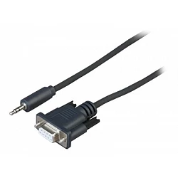 Sony CAB-RSJA1 - Cable serie - RS-232 - mini-phone stereo 3.5 mm macho a DB-9 macho