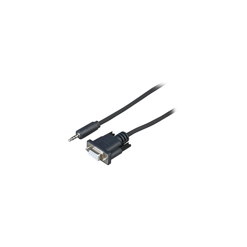 Sony CAB-RSJA1 - Cable serie - RS-232 - mini-phone stereo 3.5 mm macho a DB-9 macho