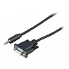 Sony CAB-RSJA1 - Cable serie - RS-232 - mini-phone stereo 3.5 mm macho a DB-9 macho