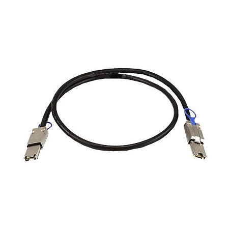 QNAP CAB-SAS05M-8088 - Cable externo SAS - 4x Shielded Mini MultiLane SAS (SFF-8088) de 26 pines (M) a 4x Shielded Mini 