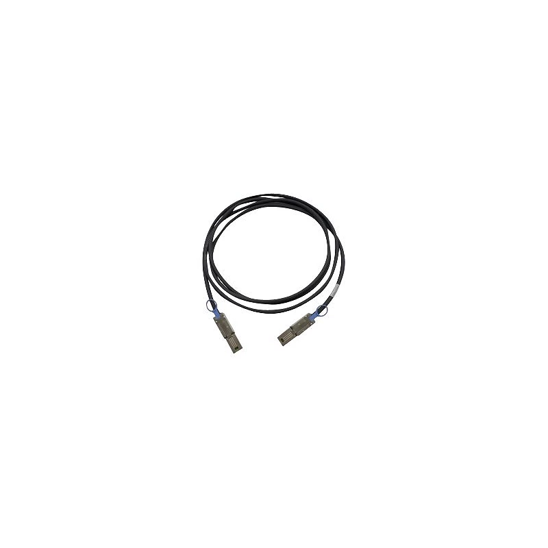 QNAP CAB-SAS20M-8088 - Cable externo SAS - 4x Shielded Mini MultiLane SAS (SFF-8088) de 26 pines (M) a 4x Shielded Mini 