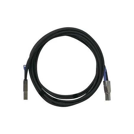 QNAP - Cable externo SAS - SAS 12Gbit/s - 4 x Mini SAS HD (SFF-8644) (M) a 4 x Mini SAS HD (SFF-8644) (M)