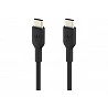 Belkin BOOST CHARGE - Cable USB - 24 pin USB-C (M) a 24 pin USB-C (M)