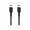 Belkin BOOST CHARGE - Cable USB - 24 pin USB-C (M) a 24 pin USB-C (M)