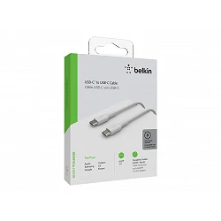 Belkin BOOST CHARGE - Cable USB - 24 pin USB-C (M) a 24 pin USB-C (M)