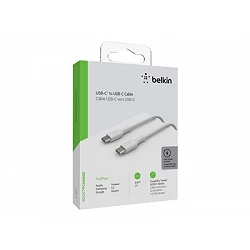 Belkin BOOST CHARGE - Cable USB - 24 pin USB-C (M) a 24 pin USB-C (M)