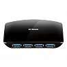 D-Link DUB 1340 - Hub - 4 x SuperSpeed USB 3.0