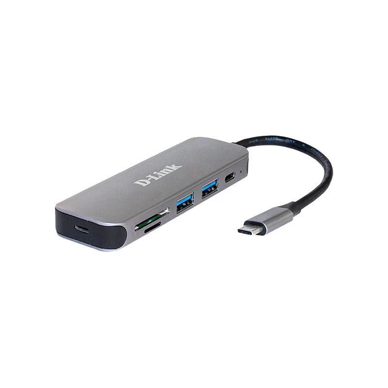 D-Link DUB-2325 - Hub - 2 x SuperSpeed USB 3.0 + 1 x USB-C (solo datos)