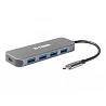 D-Link DUB-2340 - Hub - 4 x SuperSpeed USB 3.0 + 1 x USB-C (suministro de energía)