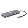 D-Link DUB-2340 - Hub - 4 x SuperSpeed USB 3.0 + 1 x USB-C (suministro de energía)