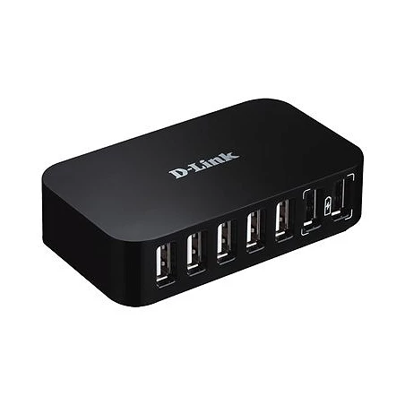 D-Link DUB H7 - Hub - 7 x USB 2.0 - sobremesa