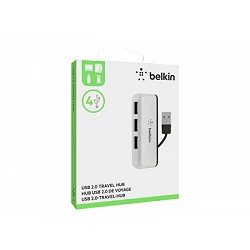 Belkin Travel - Hub - 4 x USB 2.0 - sobremesa