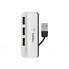 Belkin Travel - Hub - 4 x USB 2.0 - sobremesa