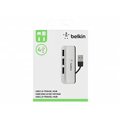 Belkin Travel - Hub - 4 x USB 2.0 - sobremesa