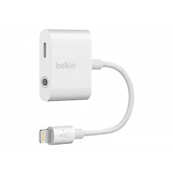 Belkin 3.5 mm Audio + Charge RockStar - Adaptador de Lightning a conector de auriculares/de carga