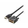 Kensington DisplayPort 1.1 (M) to DVI-D (M) Passive Cable, 6ft