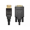 Kensington - Cable adaptador - DisplayPort (M) a HD-15 (VGA) (M)