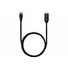 Kensington DisplayPort 1.2 (M) to HDMI (M) Passive Cable, 6ft