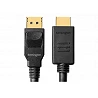 Kensington DisplayPort 1.2 (M) to HDMI (M) Passive Cable, 6ft