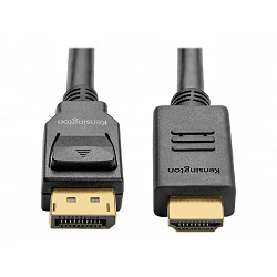 Kensington DisplayPort 1.2 (M) to HDMI (M) Passive Cable, 6ft