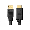 Kensington DisplayPort 1.2 (M) to HDMI (M) Passive Cable, 6ft