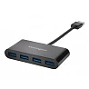 Kensington UH4000 - Hub - 4 x SuperSpeed USB 3.0