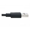 Eaton Tripp Lite Series Universal USB-A to Lightning, USB Micro-B and USB-C Sync/Charge Cable (M/3xM), MFi Certified, Bl