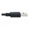 Eaton Tripp Lite Series Universal USB-A to Lightning, USB Micro-B and USB-C Sync/Charge Cable (M/3xM), MFi Certified, Bl