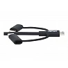 Eaton Tripp Lite Series Universal USB-A to Lightning, USB Micro-B and USB-C Sync/Charge Cable (M/3xM), MFi Certified, Bl