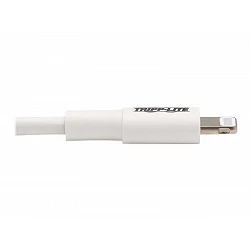 Eaton Tripp Lite Series USB-C to Lightning Sync/Charge Cable (M/M), MFi Certified, White, 3 ft. (0.9 m)