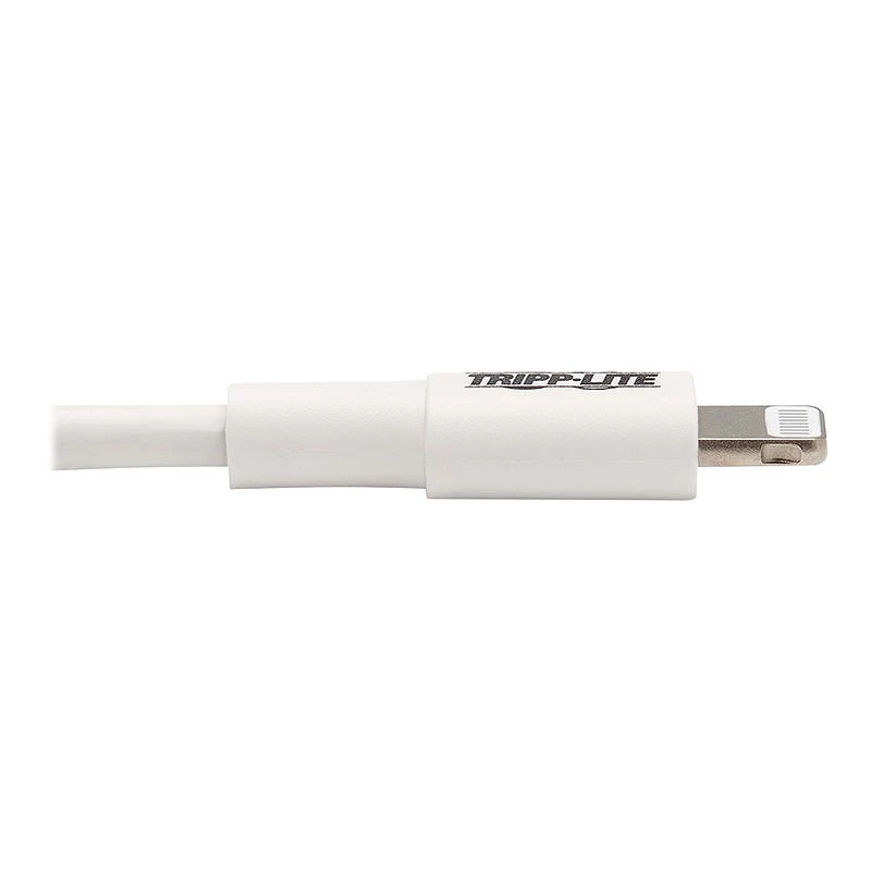 Eaton Tripp Lite Series USB-C to Lightning Sync/Charge Cable (M/M), MFi Certified, White, 3 ft. (0.9 m)