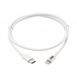 Eaton Tripp Lite Series USB-C to Lightning Sync/Charge Cable (M/M), MFi Certified, White, 3 ft. (0.9 m)