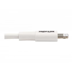 Eaton Tripp Lite Series USB-C to Lightning Sync/Charge Cable (M/M), MFi Certified, White, 3 ft. (0.9 m)