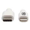 Eaton Tripp Lite Series USB-C to Lightning Sync/Charge Cable (M/M), MFi Certified, White, 3 ft. (0.9 m)