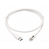 Eaton Tripp Lite Series USB-C to Lightning Sync/Charge Cable (M/M), MFi Certified, White, 3 ft. (0.9 m)