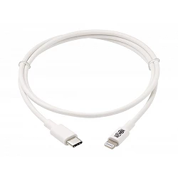 Eaton Tripp Lite Series USB-C to Lightning Sync/Charge Cable (M/M), MFi Certified, White, 3 ft. (0.9 m)