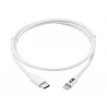 Eaton Tripp Lite Series USB-C to Lightning Sync/Charge Cable (M/M), MFi Certified, White, 3 ft. (0.9 m)