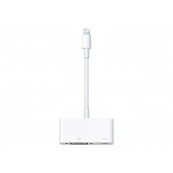 Apple - Cable adaptador - VGA - Lightning macho a 15 pin D-Sub (DB-15) hembra