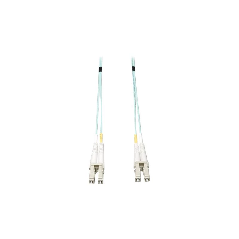 Tripp Lite 1M 10Gb Duplex Multimode 50/125 OM3 LSZH Fiber Patch Cable LC/LC Aqua 1 Meter