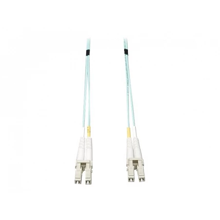 Tripp Lite 1M 10Gb Duplex Multimode 50/125 OM3 LSZH Fiber Patch Cable LC/LC Aqua 1 Meter