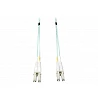 Tripp Lite 1M 10Gb Duplex Multimode 50/125 OM3 LSZH Fiber Patch Cable LC/LC Aqua 1 Meter