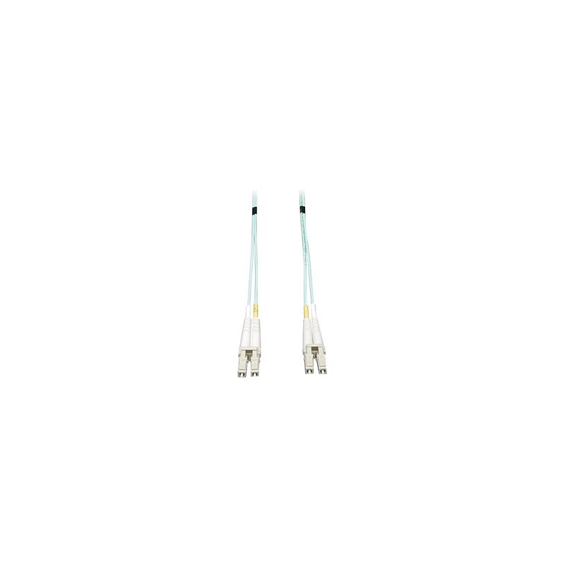 Tripp Lite 3M 10Gb Duplex Multimode 50/125 OM3 LSZH Fiber Patch Cable LC/LC Aqua 3 Meters