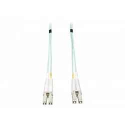 Tripp Lite 15M 10Gb Duplex Multimode 50/125 OM3 LSZH Fiber Patch Cable LC/LC Aqua 15 Meters