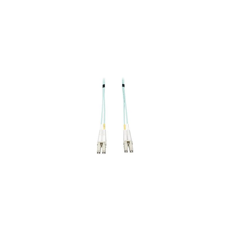 Tripp Lite 15M 10Gb Duplex Multimode 50/125 OM3 LSZH Fiber Patch Cable LC/LC Aqua 15 Meters